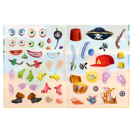 Reusable stickers "Freaks. Pirate"-2