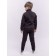 Sports costume, height 170 cm, black color