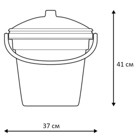 Water capacity, 18 l, plastic, blue-2