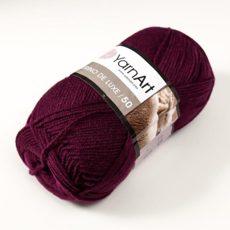 Yarn "Merino de Luxe 50" 50% wool, 50% acrylic 280m/100g (10094)-1
