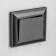 Cross switch single-valve WL08-SW-1G-C, Black color
