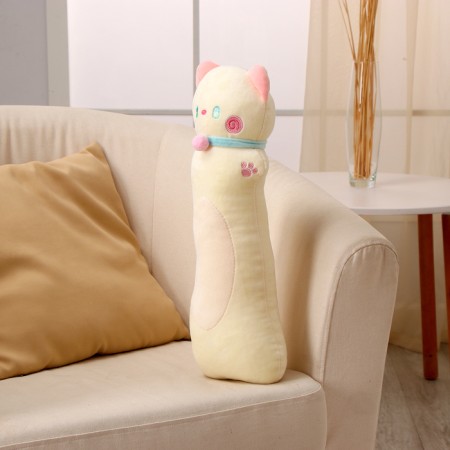 Soft toy "cat", 50 cm, beige color-2