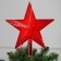 LED top for the Christmas tree "Red" 22 cm, 30 LED, wire 2 meters, 220 V, glow red glow