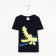 T-shirt for a boy, dark gray color, chomp!, Growth 98-104 cm