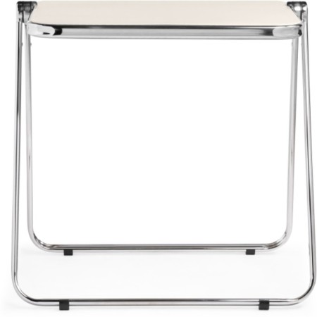 Complex table Arlon chrome, white 64x50x69 cm-1