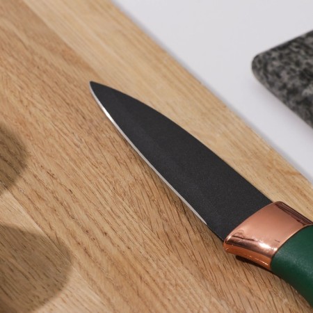 A knife for vegetables of the destroyer "Esiralda", vegetable, blade 8.5 cm, green color-2