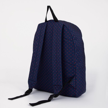 A backpack with a zipper, Erich Krause, Blue-1