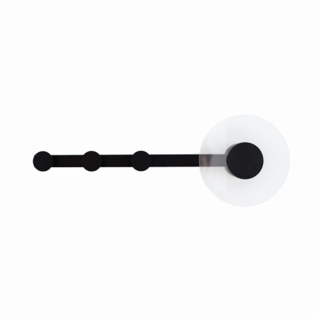 Wall lamp Mantra Venus, Led, 490lm, 3000k, 637x30x225 mm, black color