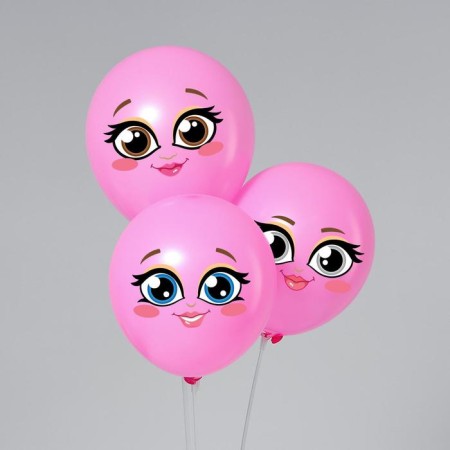 Stickers on the balloon "Milash"