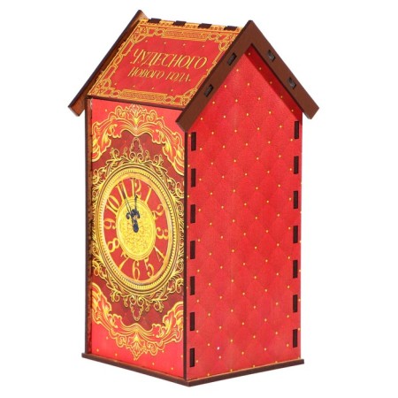 Tea house "Santa Claus" 19.2 x 8.6 cm.-5