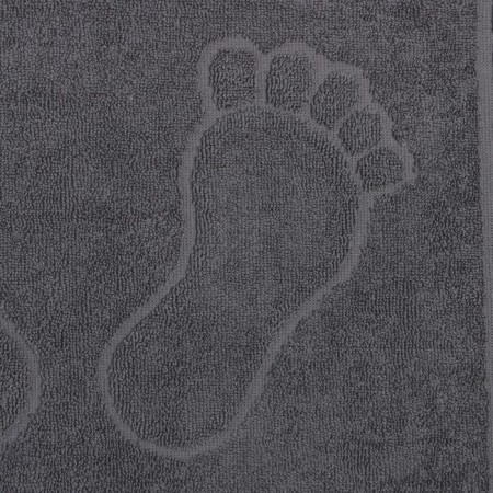 Terry towel for legs 50x70cm, gray 100% cotton, 400 g/m-2