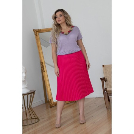 Female jumper, size 54, lilac color-4