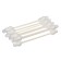 Children's cotton sticks Mama Lubby, C limiter, 100 pcs.
