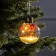 Fir -tree ball "Pink dry flowers", batteries, 5 LED, glow warm white