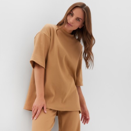 Women's costume (T -shirt and trousers) Mist, p. 40-42, brown-1