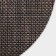 Serving napkin on the table "DI", d = 38 cm, color dark chocolate
