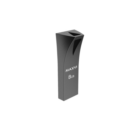 Флешка Maxvi MK2, 8 Гб, USB2.0, чт до 25 Мб/с, зап до 15 Мб/с, тёмно-серая-2