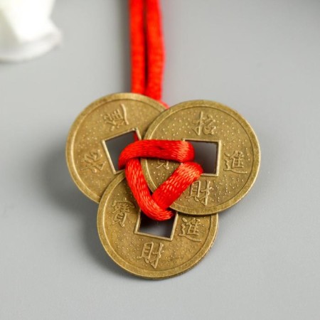 Suspension 3 coins of bronze d = 2 cm-2