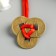 Suspension 3 coins of bronze d = 2 cm