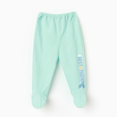 Sliders for a boy, mint color, height 62