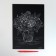 Engraving "Bouquet in a vase" A4, with a metallic effect "Gold"
