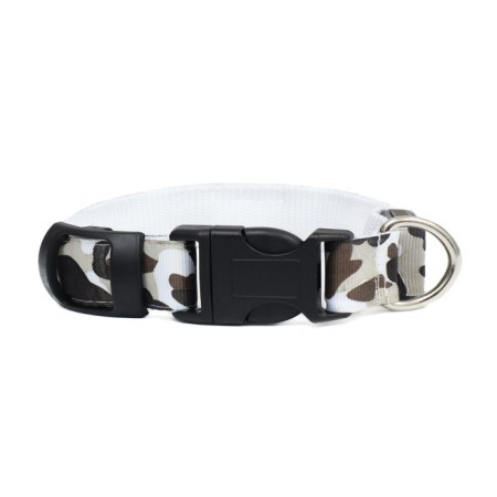 Collar with Militari's backlight 3 glow modes Size S, Osh 22-40 x 2.5 cm gray gray-5