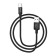 Hoco X14, Type -C cable - USB, 3 A, 1 m, fast charging, nylon braid, black