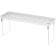 Veneta-Organizer shelf for kitchen, white