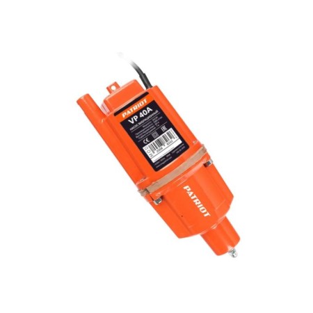 Vibration Patriot VP-40A pump, 300 W, 18 l/min, pressure 60 m, cable 40 m