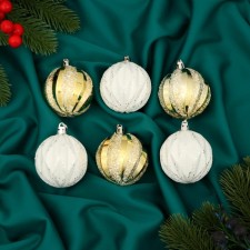 Set of balls plastic D-5.5 cm, 6 pcs 