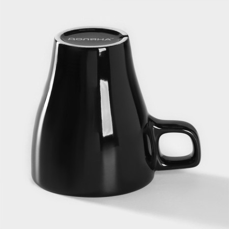 Mug ceramic shares Coffee Break, 280 ml, black color-2