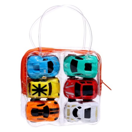 Set of inertial vehicles "Reiser" in a bag, 6 pieces, mix-4