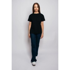 Women's T -shirt Let’s GO, size 54, black color