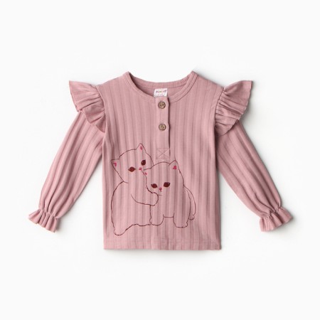 Longsliv children, the color is dirty pink, height 80 cm