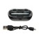 Wireless headphones Luazon VBT 1.20, vacuum, Bluetooth 5.0, 300 mAh boxing, black