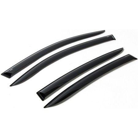 Window deflectors, Rival, Lada Vesta 2015-n., Listen PMMA, 4pcs., 36006001