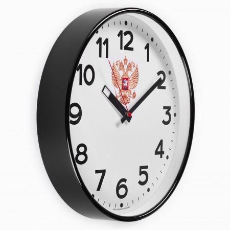 Watch wall, interior "coat of arms", d-30.5 cm, silent-1