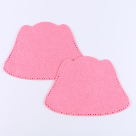 Set for creating a felt bag with perforation "Cute Bunny"-4