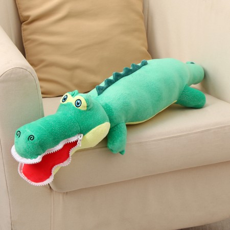 Soft toy "crocodile", 80 cm, green color-1