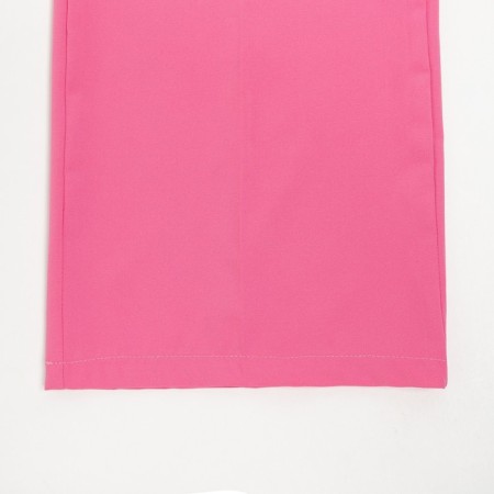Women's costume (jacket, trousers) minku: green Trend color is bright pink, size 48-9