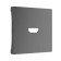 HDMI outlet for an outlet (corrugated graphite) WL04-HDMI-CP