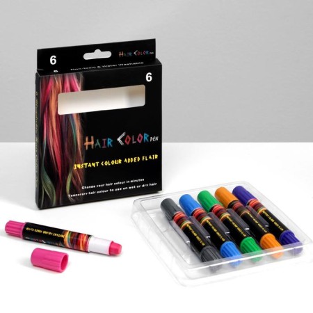 A set of small hair pencils, 6 pcs.-15