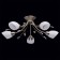 Celestial chandelier "Tenderness", 5x60W E14, ancient bronze 62x62x22 cm