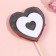 Decorative skewer "Heart" 30 cm