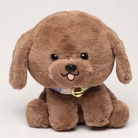 Soft toy "puppy", 21 cm, brown color