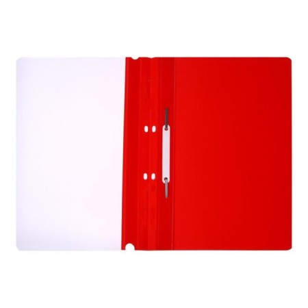 Calligrata, A4, 180 microns, red, transparent top, perforation folder-1