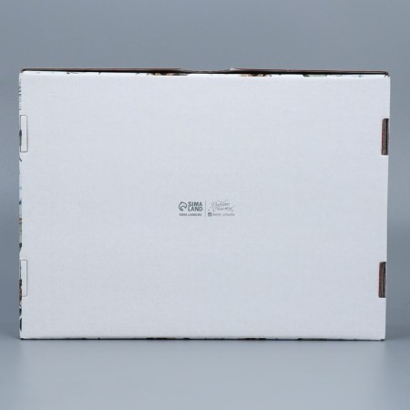 Folding box "New Year's watercolor", 30.7 x 22 x 9.5 cm, New Year-5