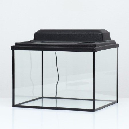 Terrarium with a lid, 25 liters, 35.5 x 30.7 x 25 cm-2