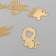Decor for creativity plastic mirror "animals of Africa" ​​set 6 pcs