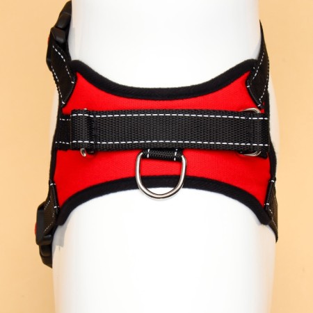 Cluck K7 soft reflective, size S, OG 44-55 cm, weight 5-9 kg, red-5